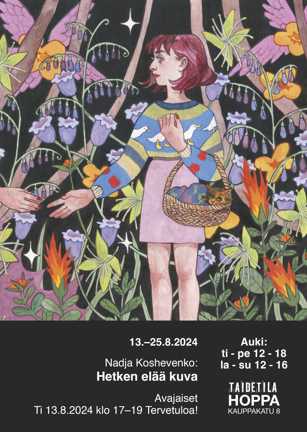 Nadja Koshevenko: Hetken elää kuva&nbsp;13.–25.8.2024