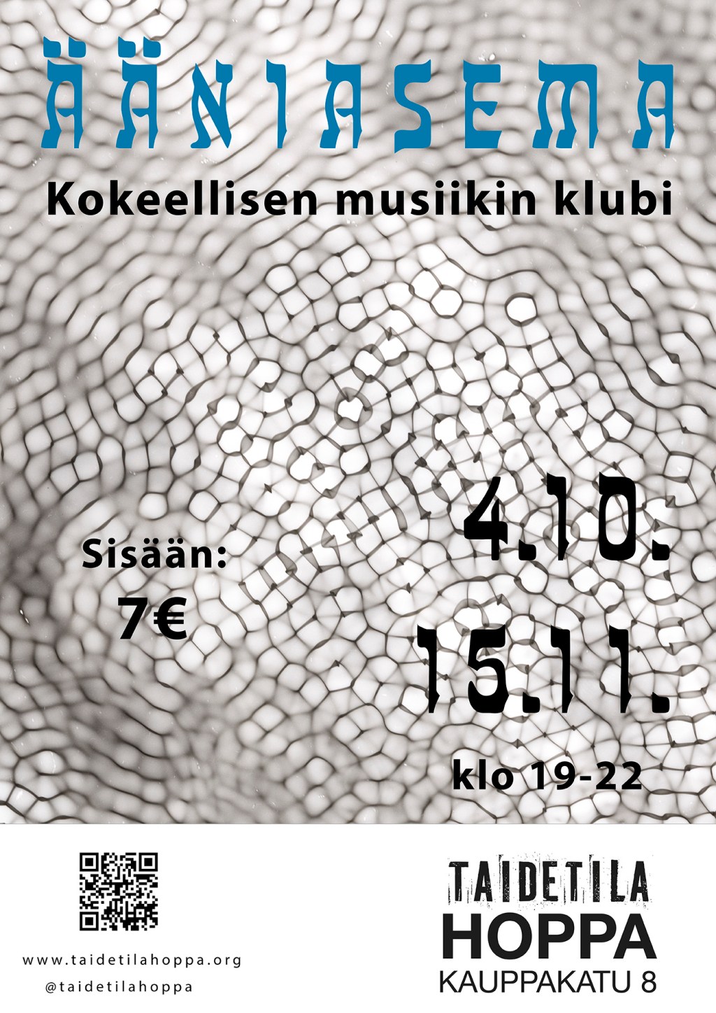 Ääniasema-klubit 4.10. ja 15.11.2024