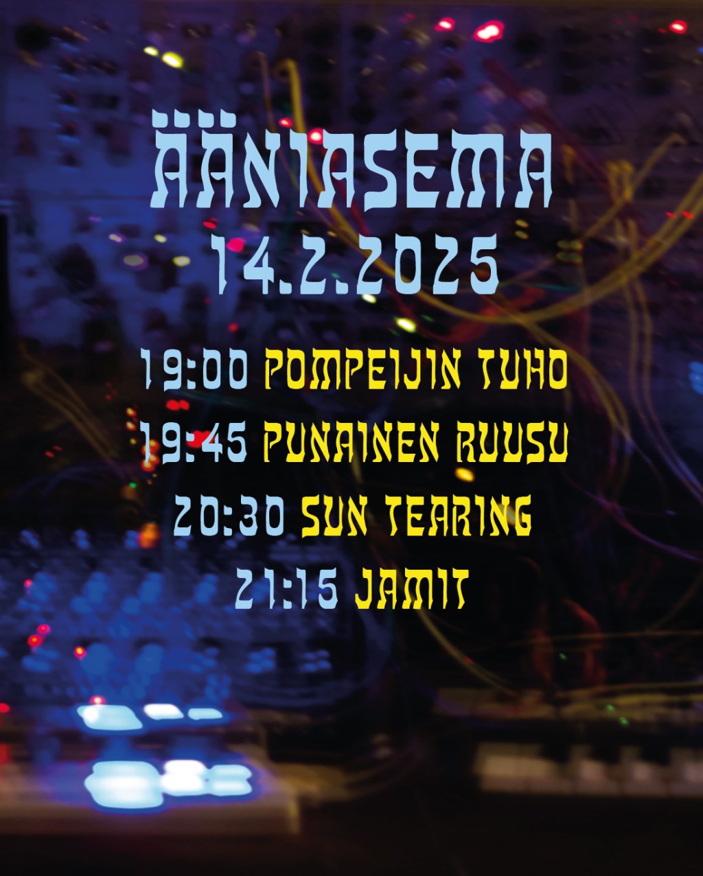 Ääniasema – kokeellisen musiikin ystävänpäiväklubi 14.2.