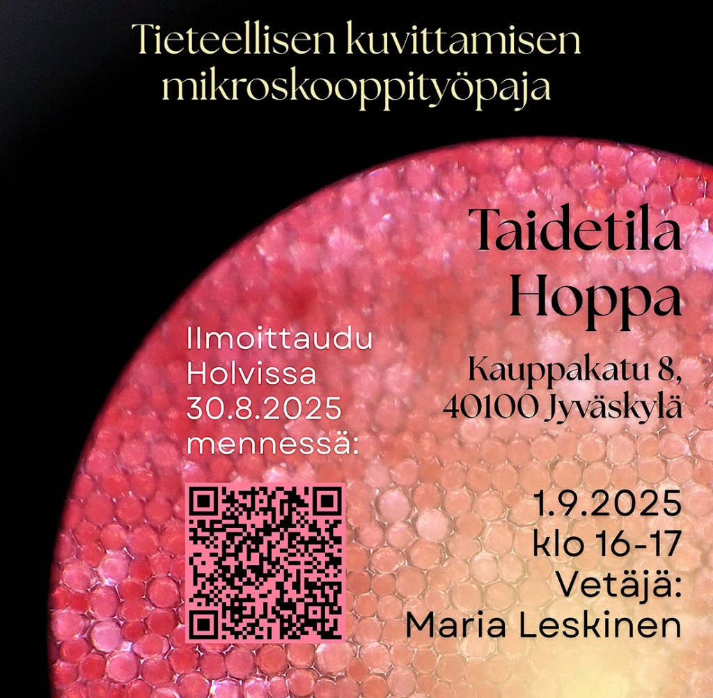 Tieteellisen kuvittamisen mikroskooppityöpaja 1.9.2025 klo&nbsp;16–17