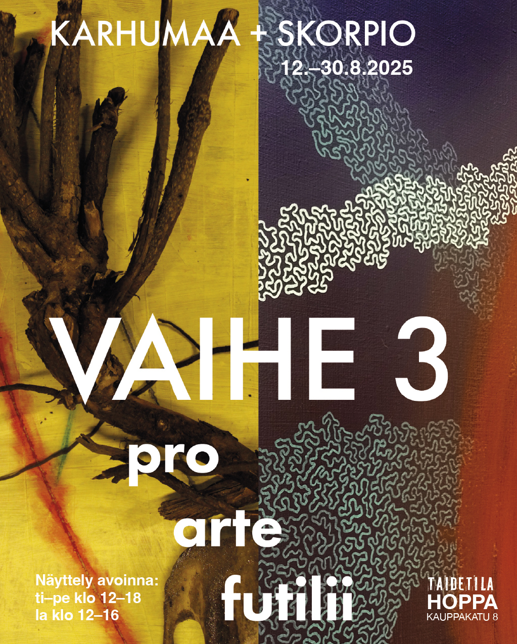 KARHUMAA+SKORPIO: VAIHE 3 – Pro arte futilii, 12.–30.8.2025