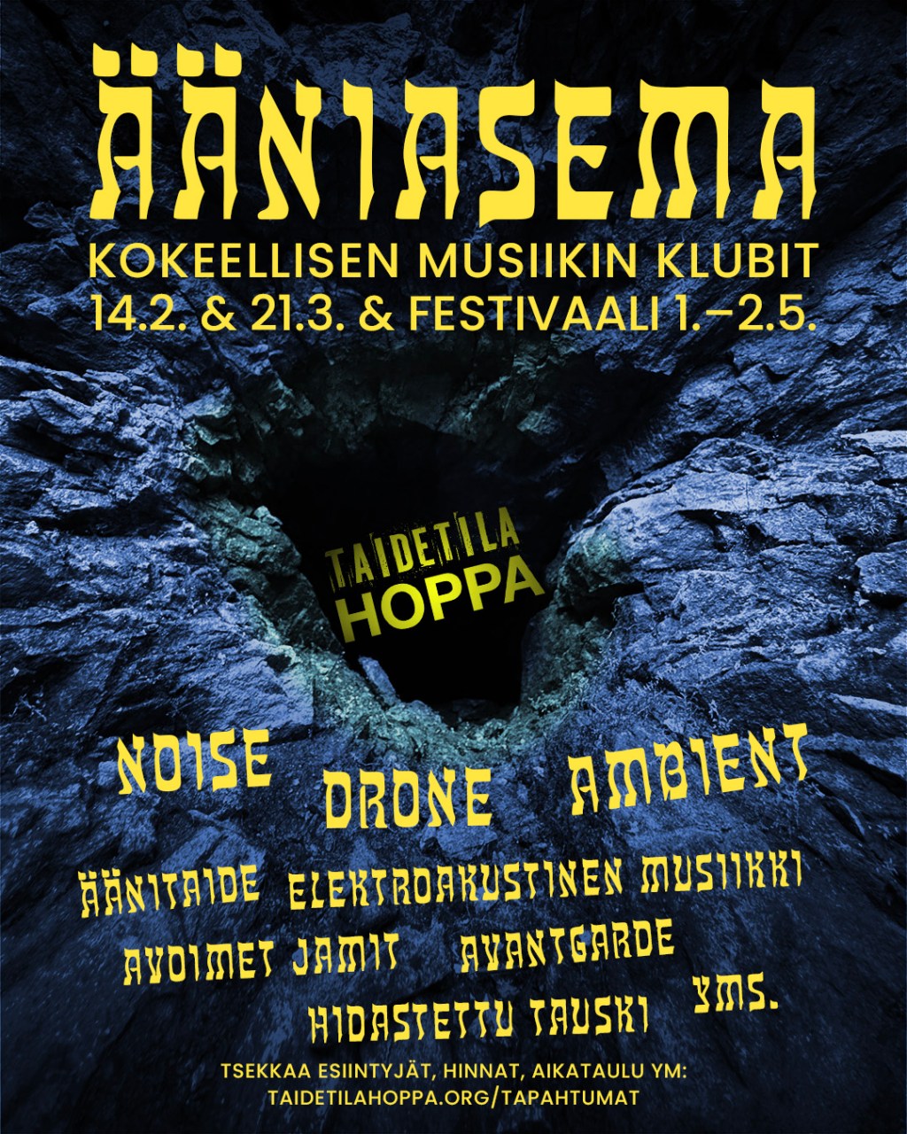 Ääniaseman ystävänpäiväklubilla kansainvälistä melutarjoilua&nbsp;14.2.2026