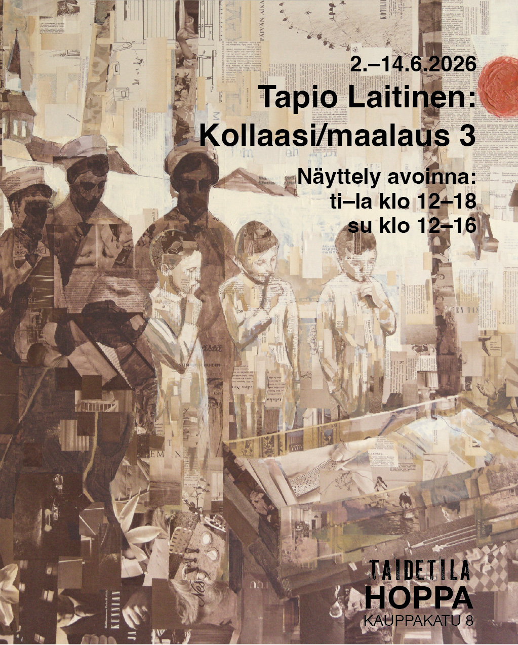 Tapio Laitinen: Kollaasi/maalaus 3,&nbsp;2.–14.6.2026