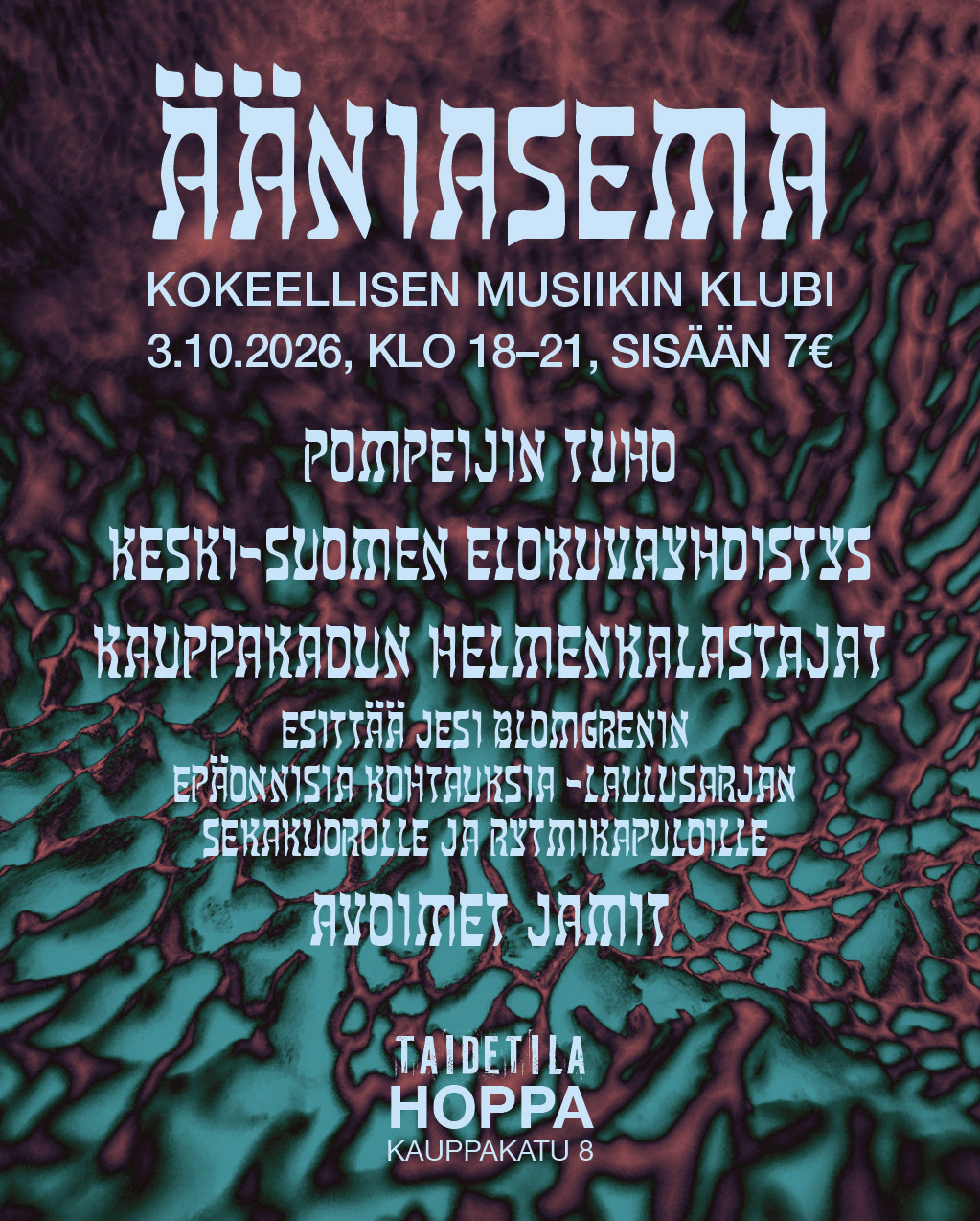 Ääniasema -klubi 3.10.2026