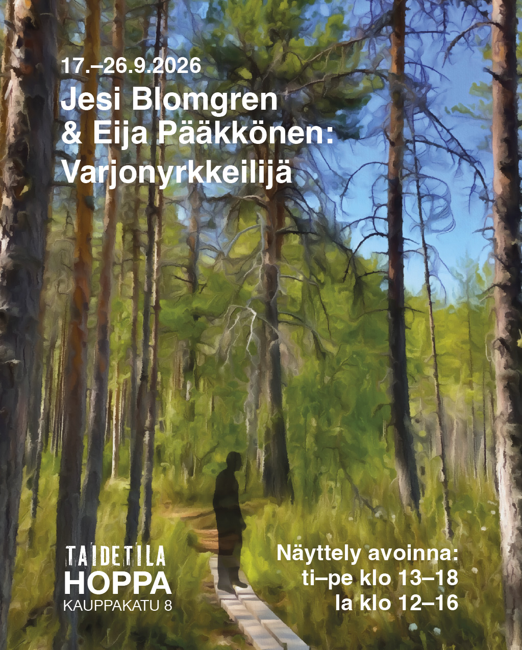 Jesi Blomgren ja Eija Pääkkönen: Varjonyrkkeilijä 17.–26.9.2026 