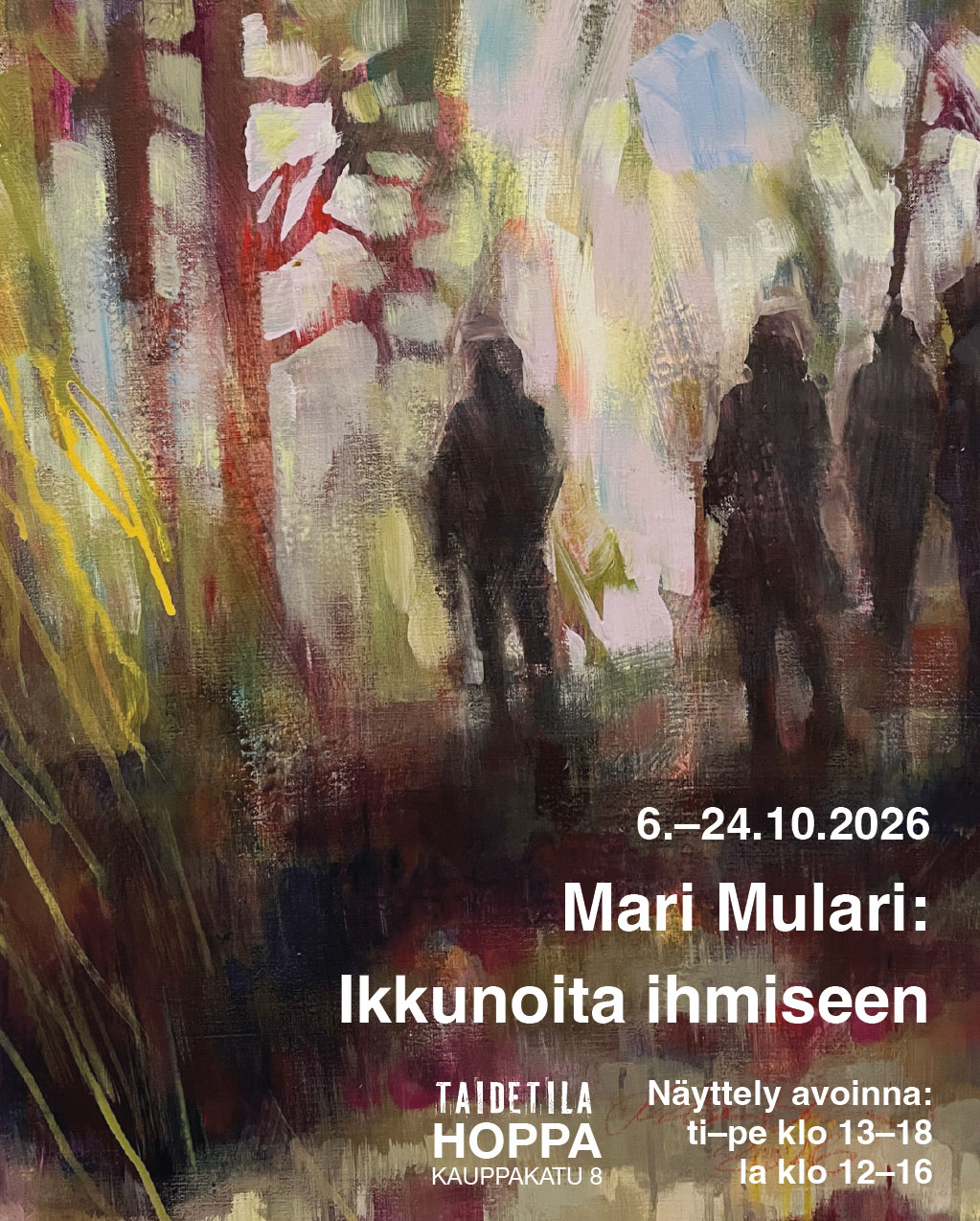 Mari Mulari: Ikkunoita ihmiseen, 6.–24.10.2026