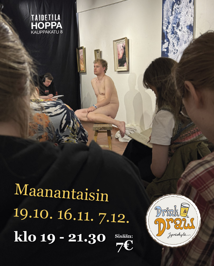 Drink & draw -illat siirtyvät maanantaille